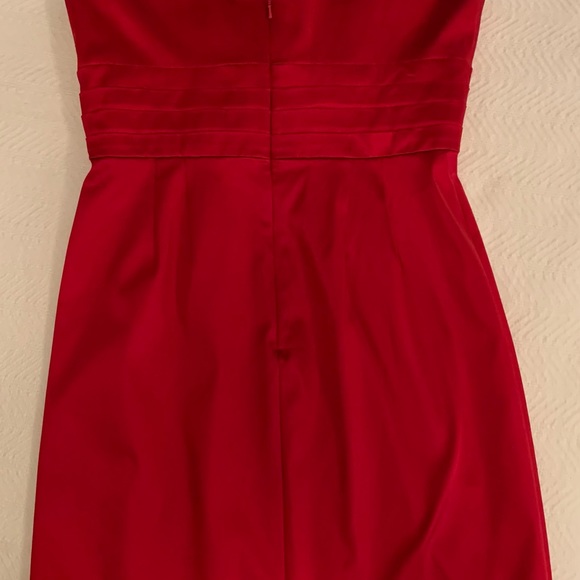 Jones New York red satin dress - Picture 4 of 10